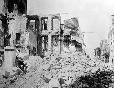 Destruction Caused by Prussian Forces during the Siege of Paris, 1870 by French Photographer